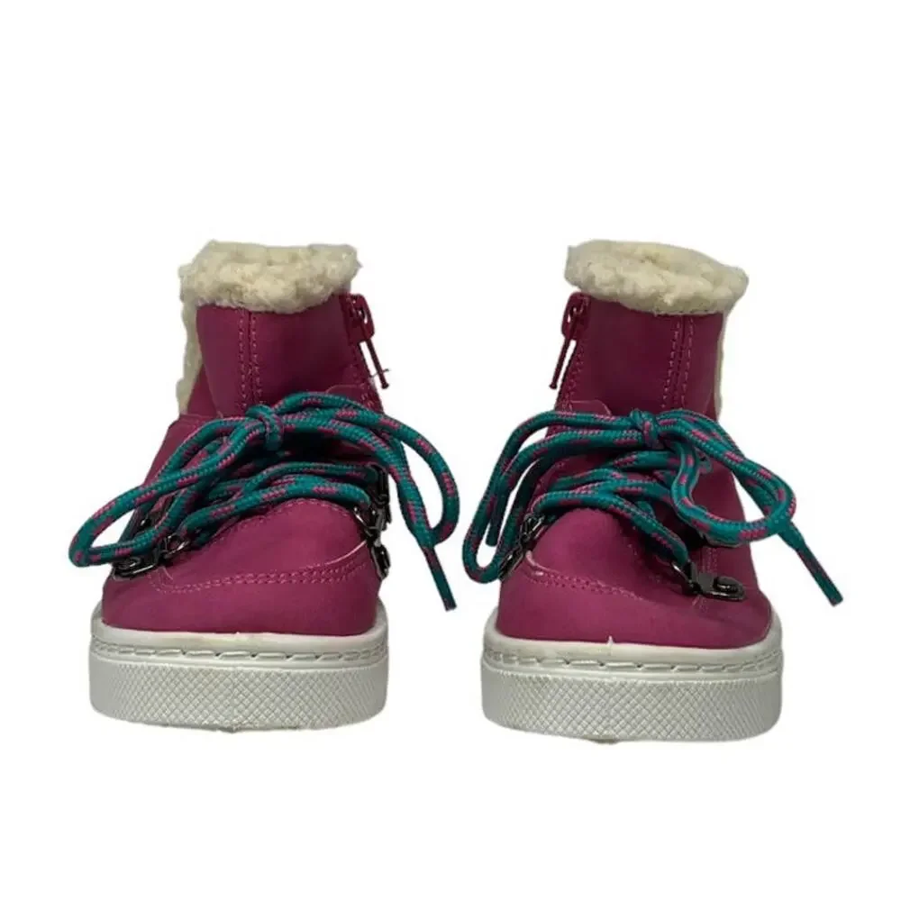 OOMPHIES Girls Toddler Pink Boot Sz 7